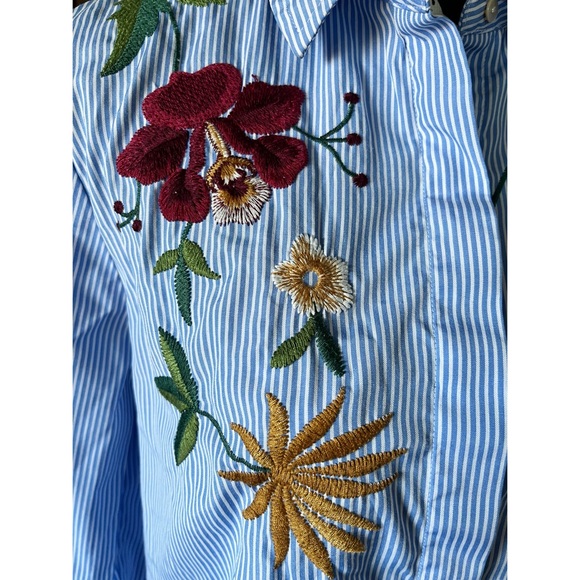 Zara Woman Embroidered Shirt - Picture 5 of 16